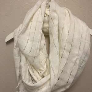Off white infinity scarf